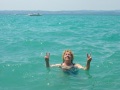 Das Wasser kalt, aber was muss das muss